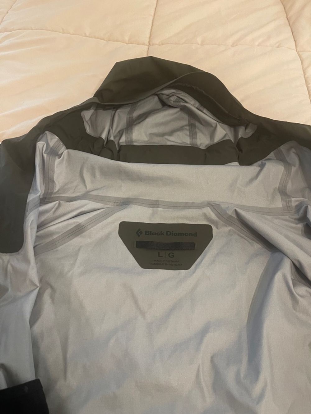 Black Diamond Highline Stretch 3L Hooded Waterproof Shell Jacket - Picture 4 of 10